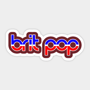 BRIT POP Sticker